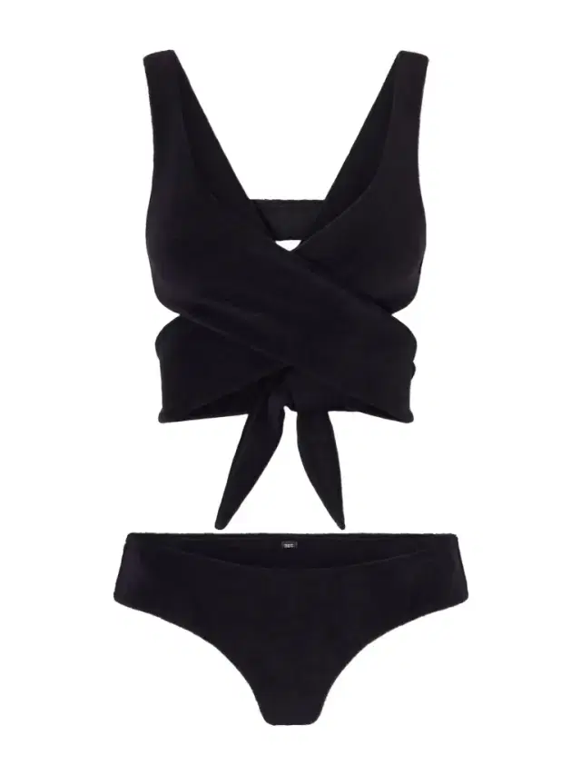 Lisa Marie Fernandez Marie-louise Cotton-blend Terry Bikini