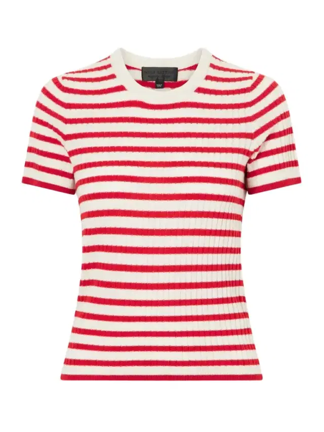 Alita Striped Cashmere T-shirt