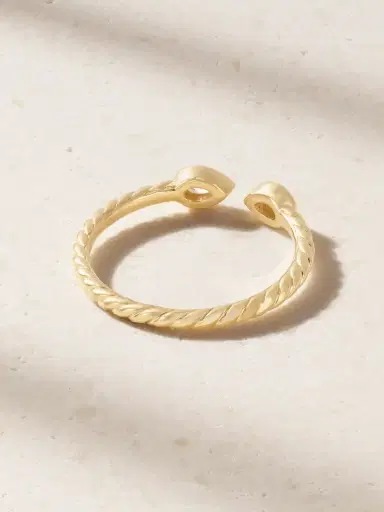 David Yurman Cable 18-karat Gold Diamond Ring | Thumbnail 4 David Yurman Cable 18-karat Gold Diamond Ring | Thumbnail 4