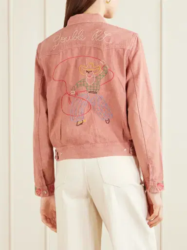 RRL Billie Embroidered Cotton Linen Blend Shirt | Thumbnail 4 RRL Billie Embroidered Cotton Linen Blend Shirt | Thumbnail 4