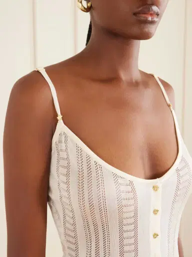 Donde Esteban Guayabera Knitted Mini Dress | Thumbnail 4 Donde Esteban Guayabera Knitted Mini Dress | Thumbnail 4
