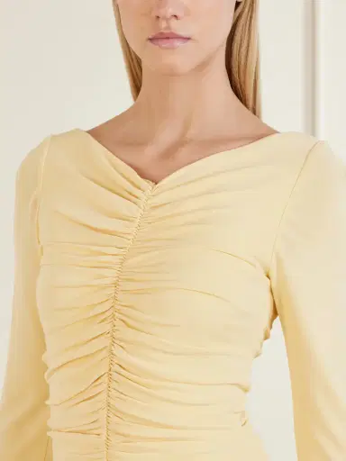 La Ligne Ruched Jersey Maxi Dress | Thumbnail 4