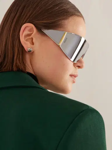 Loewe Speed Shield Mask Metal Sunglasses | Thumbnail 5
