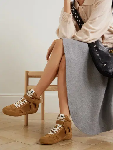 Isabel Marant Senny Suede High-top Sneakers | Thumbnail 2 Isabel Marant Senny Suede High-top Sneakers | Thumbnail 2