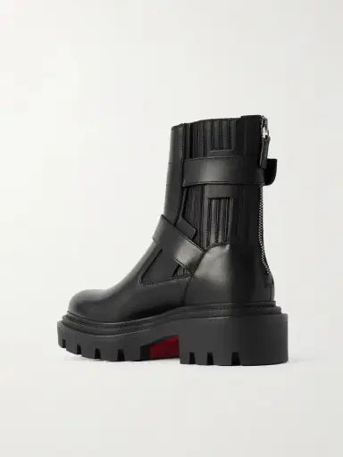 Christian Louboutin Oxybootie Buckled Leather Ankle Boots | Thumbnail 3 Christian Louboutin Oxybootie Buckled Leather Ankle Boots | Thumbnail 3