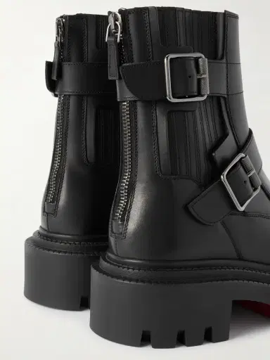 Christian Louboutin Oxybootie Buckled Leather Ankle Boots | Thumbnail 4 Christian Louboutin Oxybootie Buckled Leather Ankle Boots | Thumbnail 4
