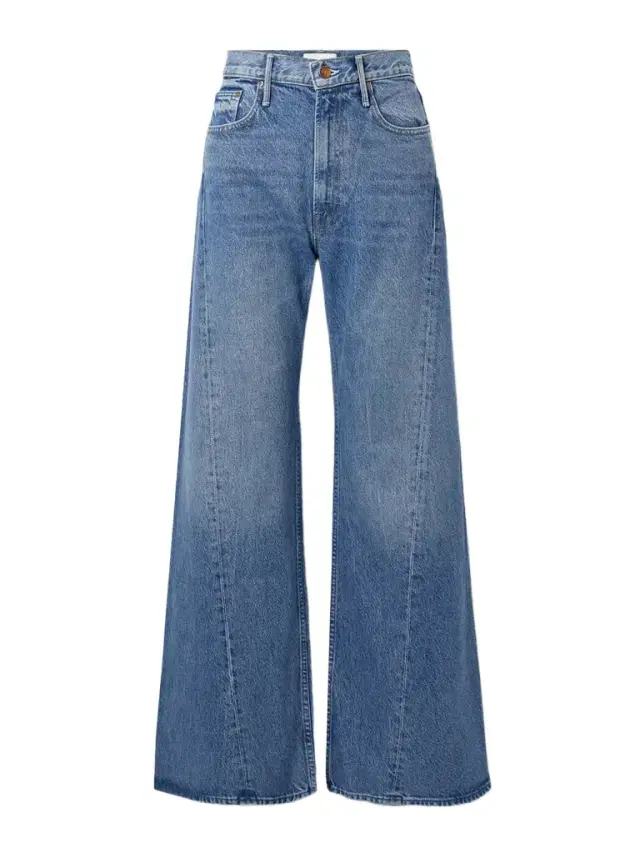 Snacks! The Lemon Twist Mid-rise Wide-leg Jeans