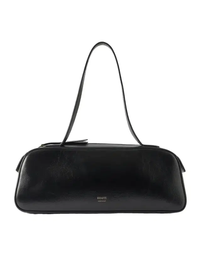 Simona Glossed-leather Shoulder Bag