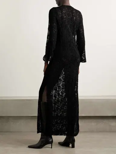Nili Lotan Della Crocheted Cotton Maxi Dress | Thumbnail 3