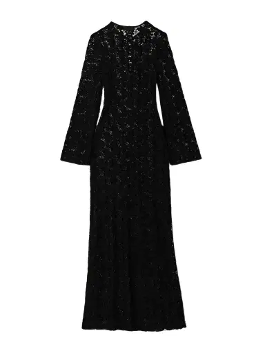 Nili Lotan Della Crocheted Cotton Maxi Dress | Thumbnail 1