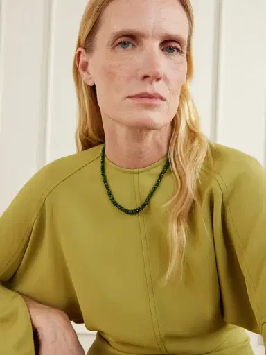 JIA JIA 14-karat Gold Oracle Chrome Diopside Necklace | Thumbnail 5