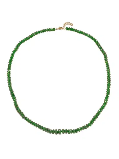 JIA JIA 14-karat Gold Oracle Chrome Diopside Necklace | Thumbnail 1