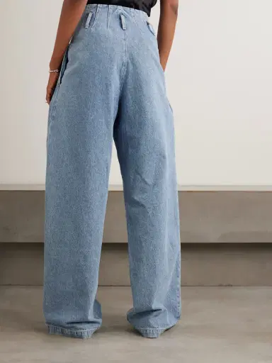 AGOLDE + Maria Mcmanus Corset Wide Leg Belted Pintucked High-rise Jeans | Thumbnail 4 AGOLDE + Maria Mcmanus Corset Wide Leg Belted Pintucked High-rise Jeans | Thumbnail 4