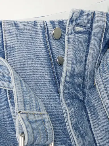 AGOLDE + Maria Mcmanus Corset Wide Leg Belted Pintucked High-rise Jeans | Thumbnail 5 AGOLDE + Maria Mcmanus Corset Wide Leg Belted Pintucked High-rise Jeans | Thumbnail 5