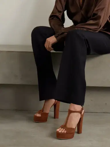 Tom Ford Suede Platform Sandals | Thumbnail 2