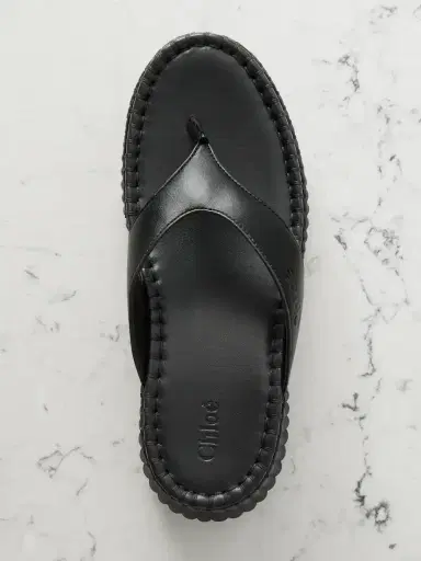 Chloé Nama Leather Platform Flip Flops | Thumbnail 5