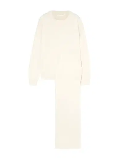 Olivia von Halle Carmel Silk And Cashmere-blend Sweatshirt And Track Pants Set | Thumbnail 1 Olivia von Halle Carmel Silk And Cashmere-blend Sweatshirt And Track Pants Set | Thumbnail 1