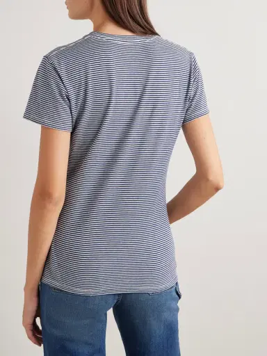 Nili Lotan Lana Striped Cotton-jersey T-shirt | Thumbnail 4