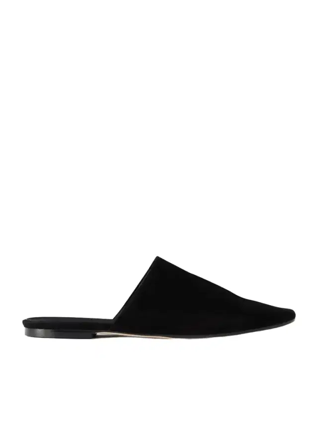 aeyde Rega Suede Slides