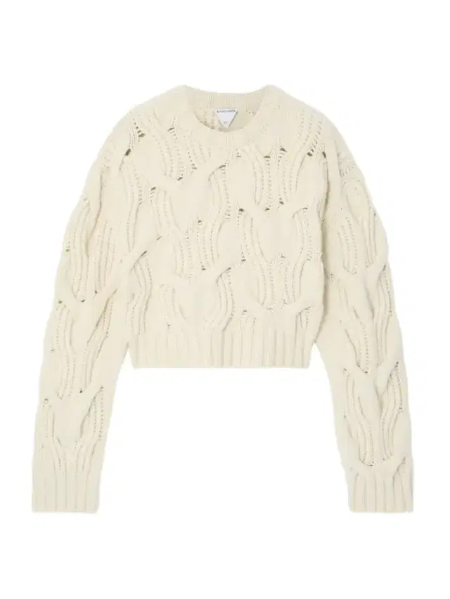 Cropped Cable-knit Wool Sweater