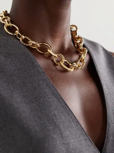 David Yurman Dy Mercer™ 18-karat Gold Diamond Necklace | Thumbnail 2