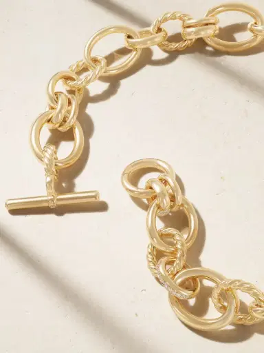 David Yurman Dy Mercer™ 18-karat Gold Diamond Necklace | Thumbnail 3