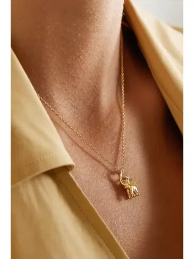 OLE LYNGGAARD COPENHAGEN My Little World 18-karat Gold Diamond Necklace | Thumbnail 2