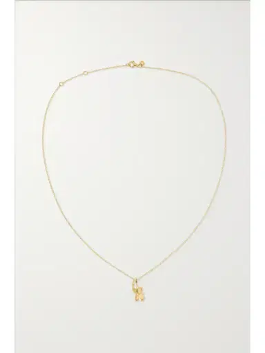 OLE LYNGGAARD COPENHAGEN My Little World 18-karat Gold Diamond Necklace | Thumbnail 4