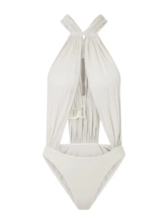 Miami Gathered Cotton-jersey Bodysuit