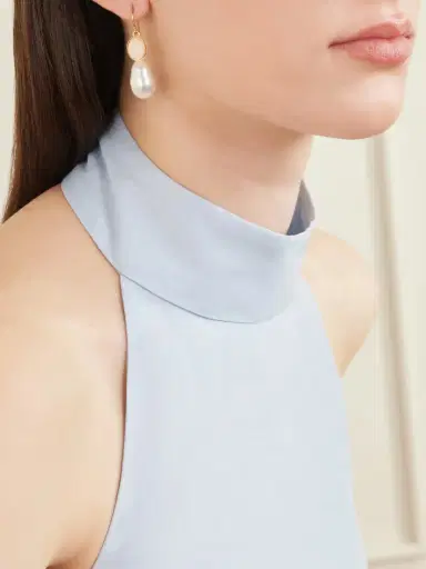 Jennifer Behr Tatum Iridescent Opal And Pearl Earrings | Thumbnail 2 Jennifer Behr Tatum Iridescent Opal And Pearl Earrings | Thumbnail 2