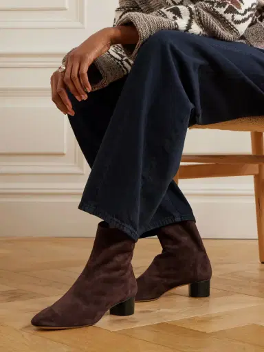 Le Monde Béryl Carole 35 Suede Ankle Boots | Thumbnail 2
