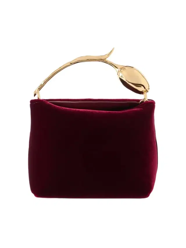 Erdem Bloom Micro Velvet Clutch