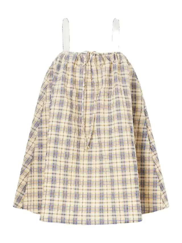 BERNADETTE Checked Seersucker Mini Dress
