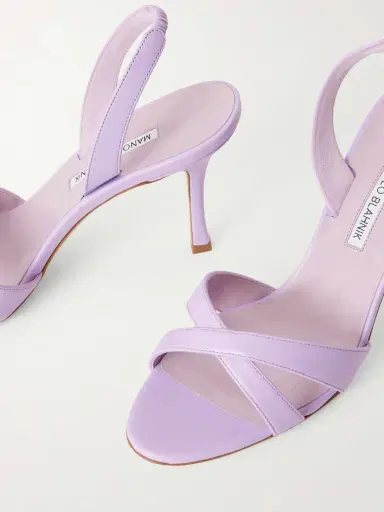 Manolo Blahnik Callasli 90 Leather Slingback Sandals | Thumbnail 5 Manolo Blahnik Callasli 90 Leather Slingback Sandals | Thumbnail 5