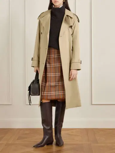 Burberry Castleford Double-breasted Belted Cotton-gabardine Trench Coat | Thumbnail 2 Burberry Castleford Double-breasted Belted Cotton-gabardine Trench Coat | Thumbnail 2