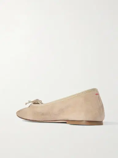 aeyde Tiby Bow-detailed Suede Ballet Flats | Thumbnail 3 aeyde Tiby Bow-detailed Suede Ballet Flats | Thumbnail 3