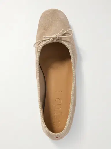 aeyde Tiby Bow-detailed Suede Ballet Flats | Thumbnail 5 aeyde Tiby Bow-detailed Suede Ballet Flats | Thumbnail 5