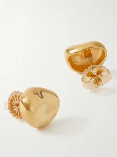 AGMES Gia Small Recycled Gold Vermeil Earrings | Thumbnail 3