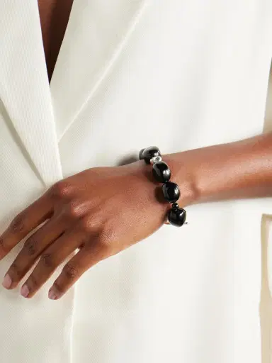 AGMES Dara Sterling Silver Onyx Bracelet | Thumbnail 2 AGMES Dara Sterling Silver Onyx Bracelet | Thumbnail 2
