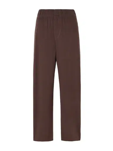 ÉTERNE Lounge Ribbed Stretch-jersey Staight-leg Pants | Thumbnail 1 ÉTERNE Lounge Ribbed Stretch-jersey Staight-leg Pants | Thumbnail 1