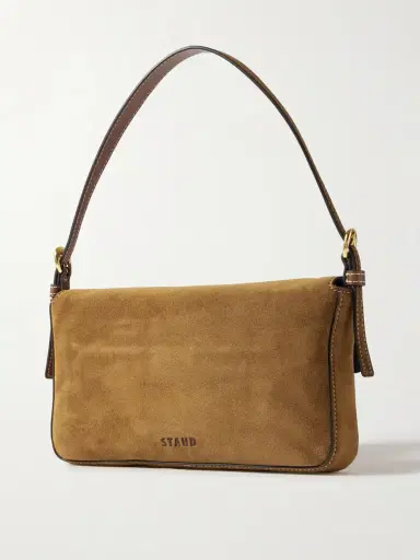 Staud Harlow Buckled Suede Shoulder Bag | Thumbnail 3 Staud Harlow Buckled Suede Shoulder Bag | Thumbnail 3