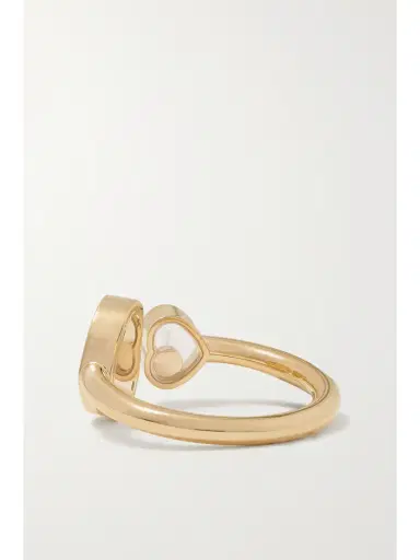 Chopard Happy Hearts 18-karat Gold Diamond Ring | Thumbnail 3 Chopard Happy Hearts 18-karat Gold Diamond Ring | Thumbnail 3
