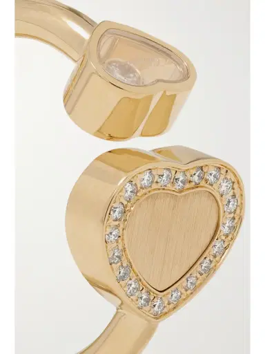 Chopard Happy Hearts 18-karat Gold Diamond Ring | Thumbnail 4 Chopard Happy Hearts 18-karat Gold Diamond Ring | Thumbnail 4