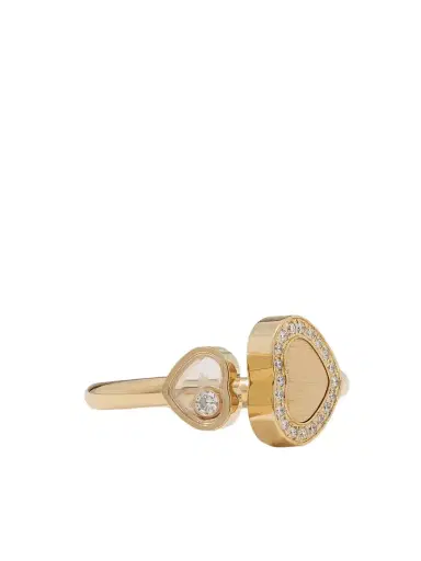 Chopard Happy Hearts 18-karat Gold Diamond Ring | Thumbnail 1 Chopard Happy Hearts 18-karat Gold Diamond Ring | Thumbnail 1