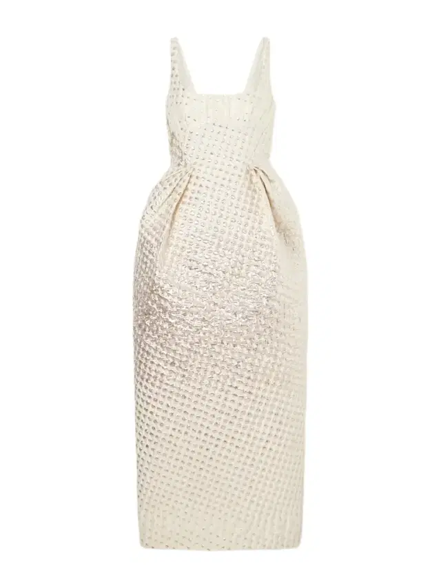 Metallic Jacquard-woven Gown