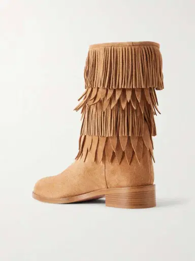 Aquazzura Maverick 35 Fringed Suede Boots | Thumbnail 3