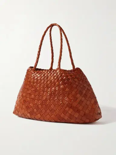 Dragon Diffusion Santa Croce Big Woven Leather Tote Bag | Thumbnail 3 Dragon Diffusion Santa Croce Big Woven Leather Tote Bag | Thumbnail 3