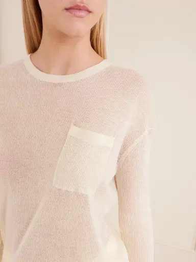 TWP Wsh Crocheted Cashmere Sweater | Thumbnail 5