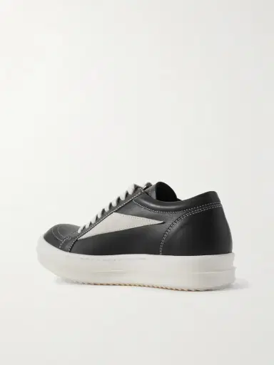 Rick Owens Vintage Suede-trimmed Leather Sneakers | Thumbnail 3