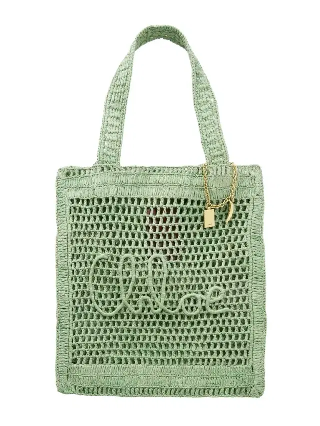 Summer Banana Embellished Crocheted Embroidered Raffia-like Tote
